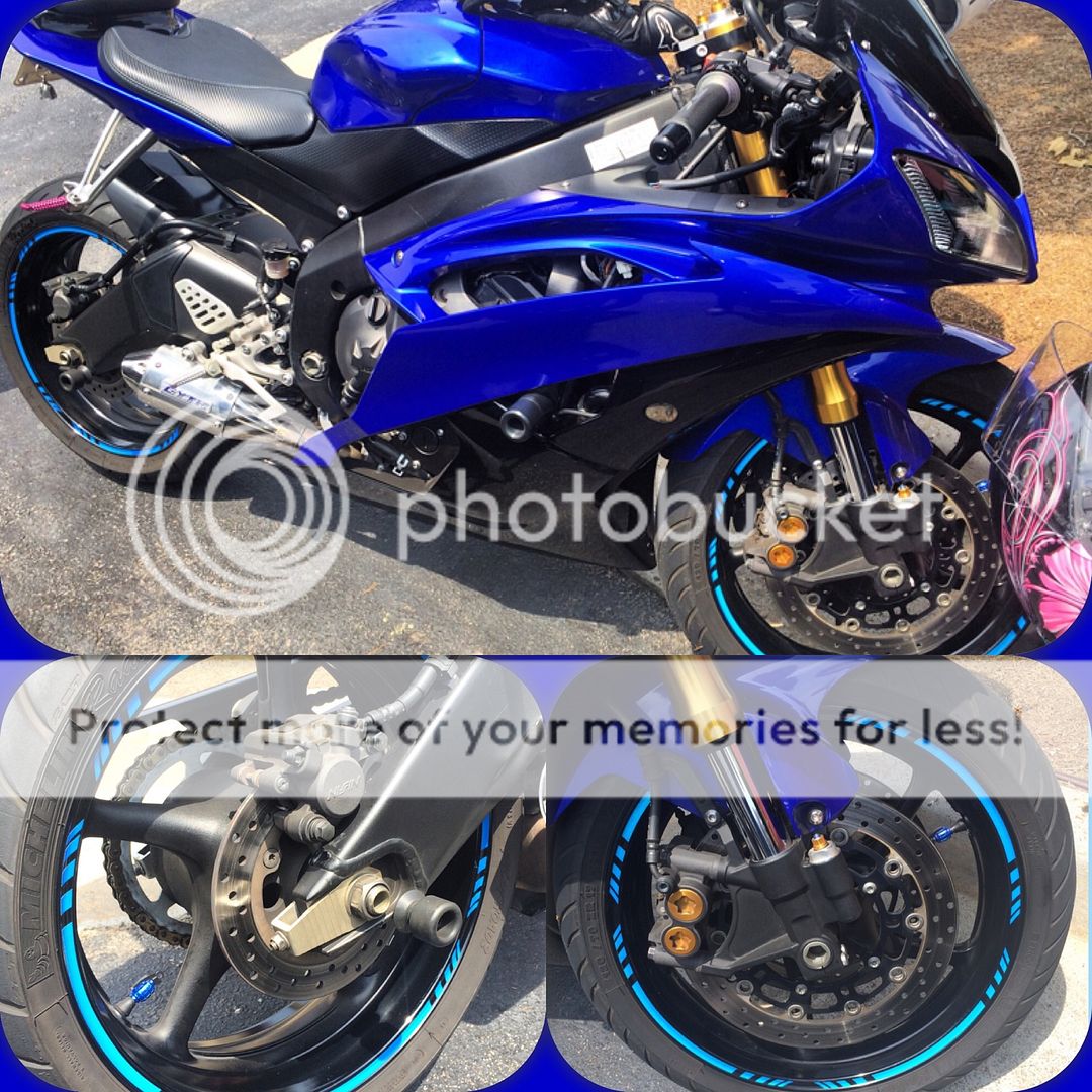 WHITE REFLECTIVE MOTORCYCLE RIM STRIPES WHEEL DECALS TAPE STICKERS CAR