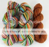 "Spring Love" 7.6 oz 2ply Delaine Merino + 1.5 oz trim